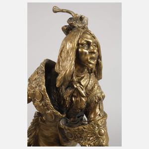 Carl Kauba, Indianerhäuptling