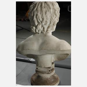 Übergroße Antikenrezeption Portraitbüste Arminius