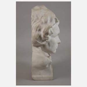 Monogrammist EE, Büste Ludwig van Beethoven