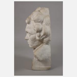 Monogrammist EE, Büste Ludwig van Beethoven