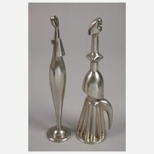 Sechs moderne Skulpturen