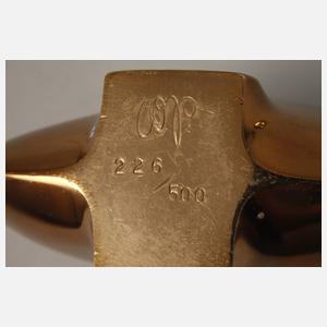 Moderne Bronze Stier