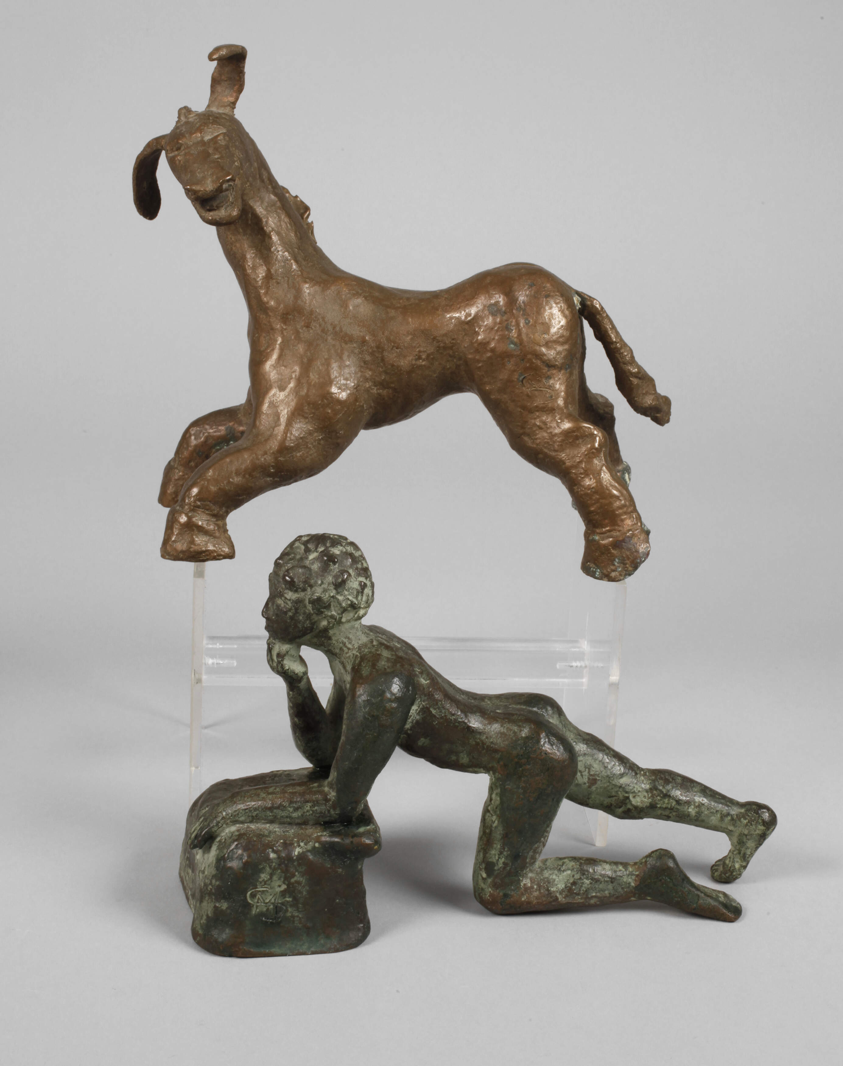 Zwei moderne Skulpturen