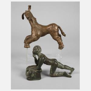 Zwei moderne Skulpturen