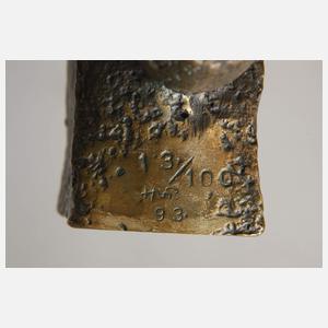 Hubertus von Pilgrim, surrealistischer Bronzekopf