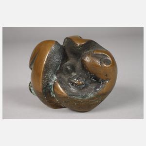 Miniatur kubistischer weiblicher Akt