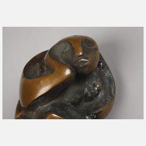 Miniatur kubistischer weiblicher Akt