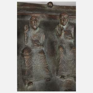 Reliefbildplatte Fußwaschung