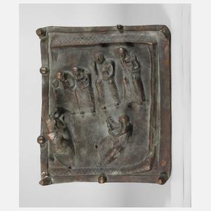 Reliefbildplatte Fußwaschung