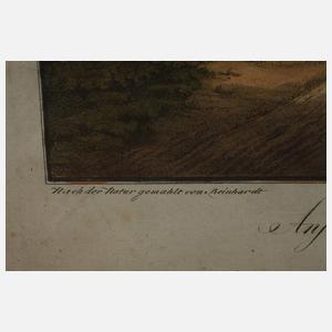 Daniel Berger, "Ansicht der Schneekuppe ..."