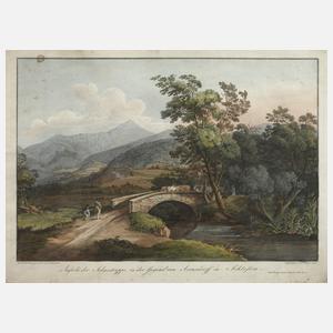 Daniel Berger, "Ansicht der Schneekuppe ..."