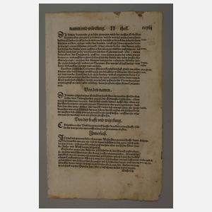 Hieronymus Bock, Sammlung Pflanzendarstellungen