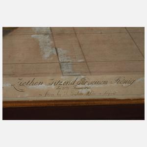 Georg Fried. J. Frentzel, Ziethen vor seinem König