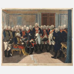 Georg Fried. J. Frentzel, Ziethen vor seinem König