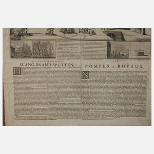 Jan van der Heyden, Das Löschen von Gebäudebränden