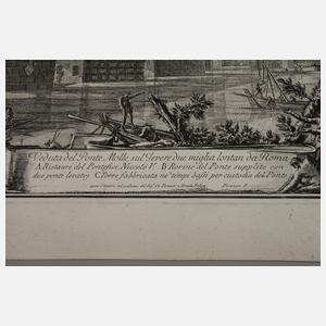 Giovanni Battista Piranesi, Ponte Molle in Rom