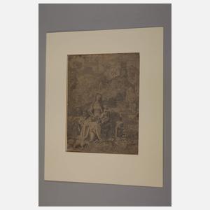 Aegidius Sadeler, Madonna mit Kind in Landschaft