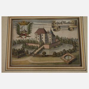 Michael Wening, Konvolut Schlossansichten