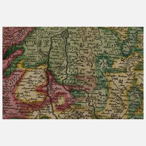 Johann Baptist Homann, Kupferstichkarte Lothringen