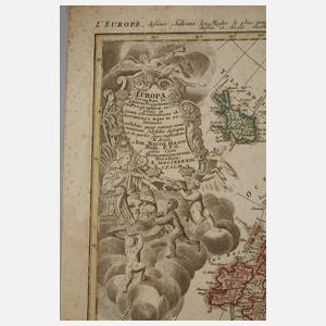 Homanns Erben, Kupferstichkarte Europa