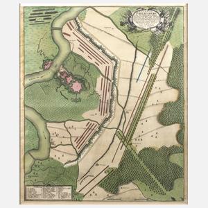 Homanns Erben, Plan der Vestung Philipsburg