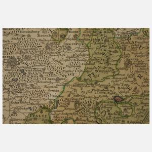 Johann Baptist Homann, Kupferstichkarte Bayern