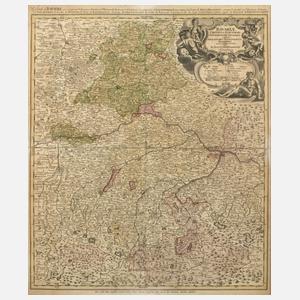 Johann Baptist Homann, Kupferstichkarte Bayern
