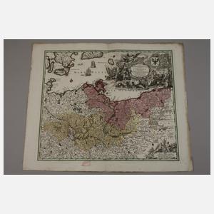 Matthäus Seutter, Karte Nordostdeutschland