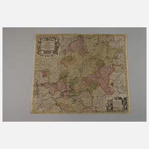 Matthäus Seutter, Kupferstichkarte Hessen