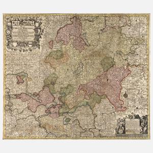 Matthäus Seutter, Kupferstichkarte Hessen