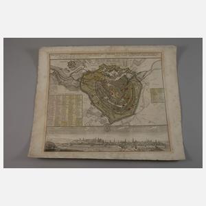 Homanns Erben, Kupferstichkarte Erfurt