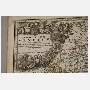 Matthäus Seutter, Kupferstichkarte Norditalien