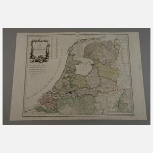 Zwei Kupferstichkarten Niederlande