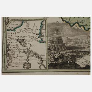 Christoph Weigel, Kupferstichkarte Mesopotamien