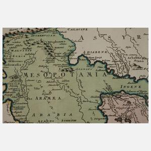 Christoph Weigel, Kupferstichkarte Mesopotamien
