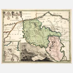 Christoph Weigel, Kupferstichkarte Mesopotamien