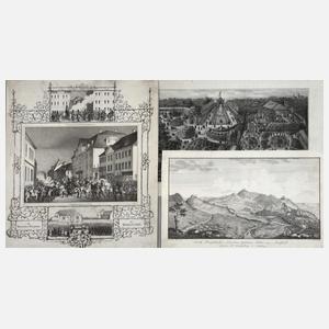 Konvolut historische Ansichten von Thüringen