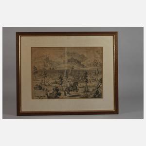 Paar Jagddarstellungen