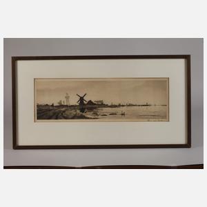 Hans am Ende, Landschaft Windmühle