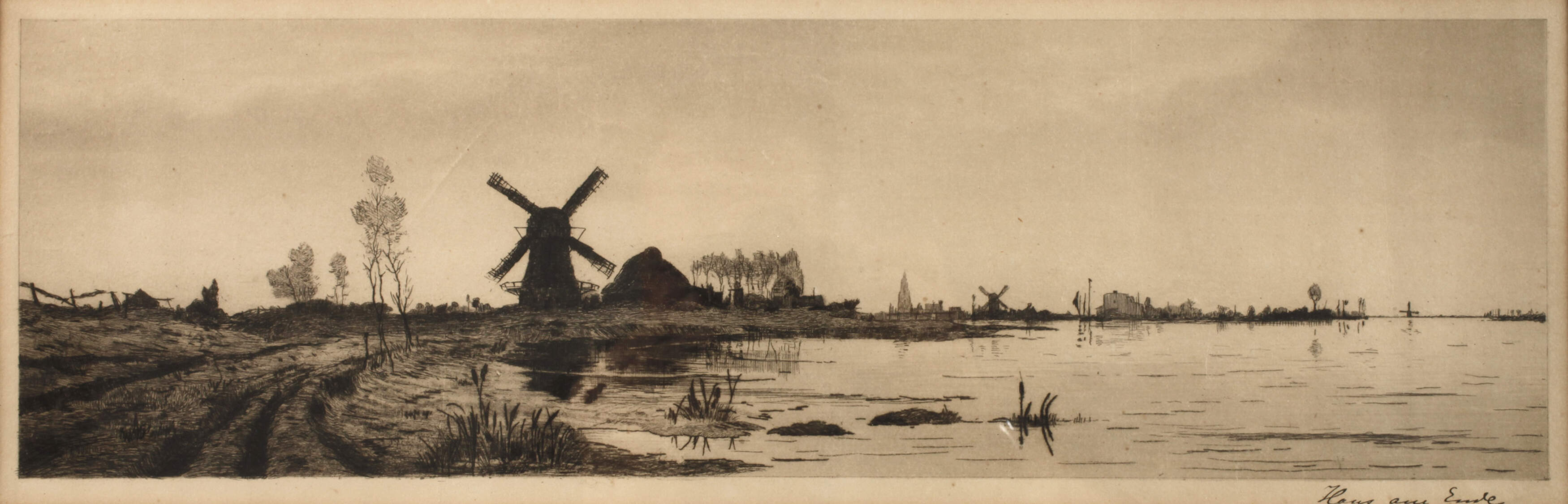 Hans am Ende, Landschaft Windmühle