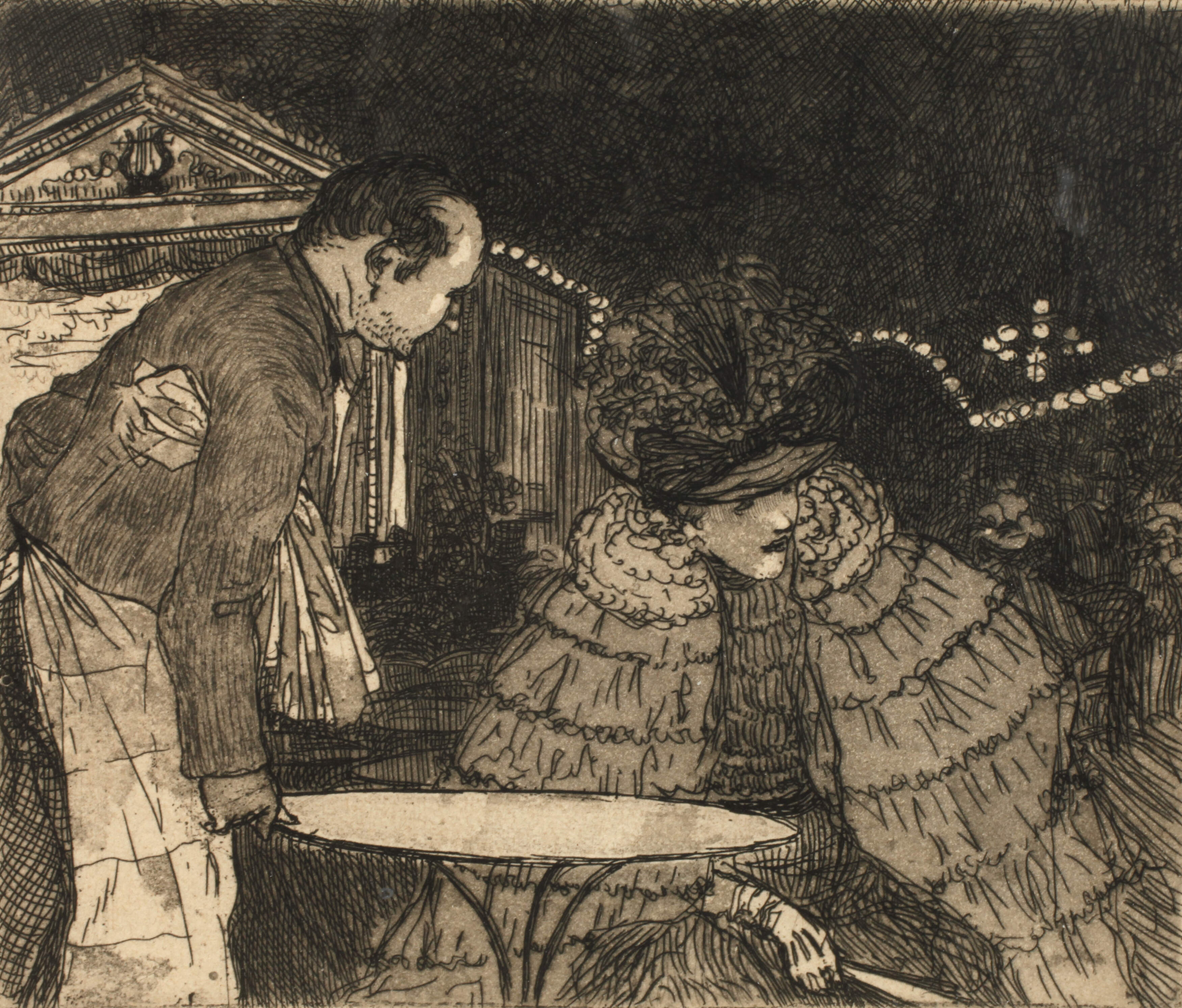 Henri Evenepoel, "A la terasse aux Ambassadors"