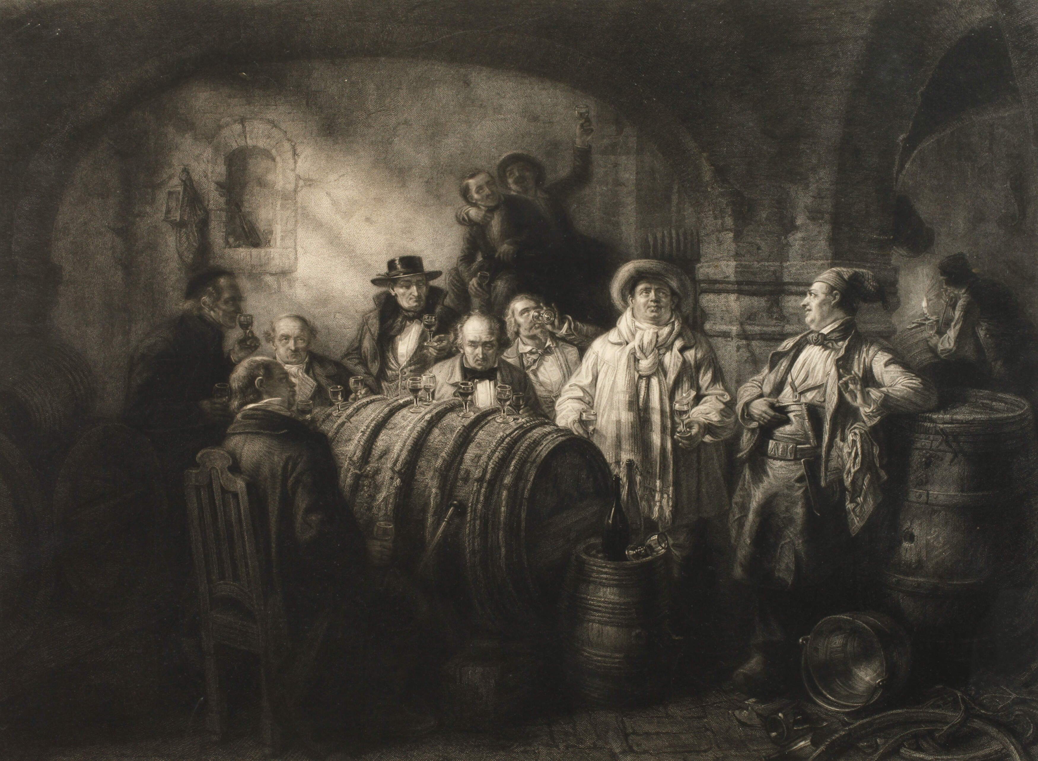 Josef Kohlschein I., "Die Weinprobe"