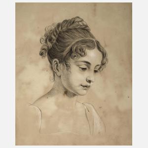 Gerhard von Kügelgen, attr., Bildnis einer jungen Dame