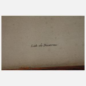 Konvolut frühe Lithographien