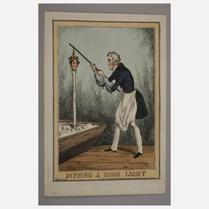 Konvolut historische Karikaturen