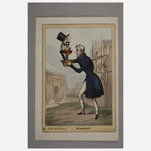 Konvolut historische Karikaturen