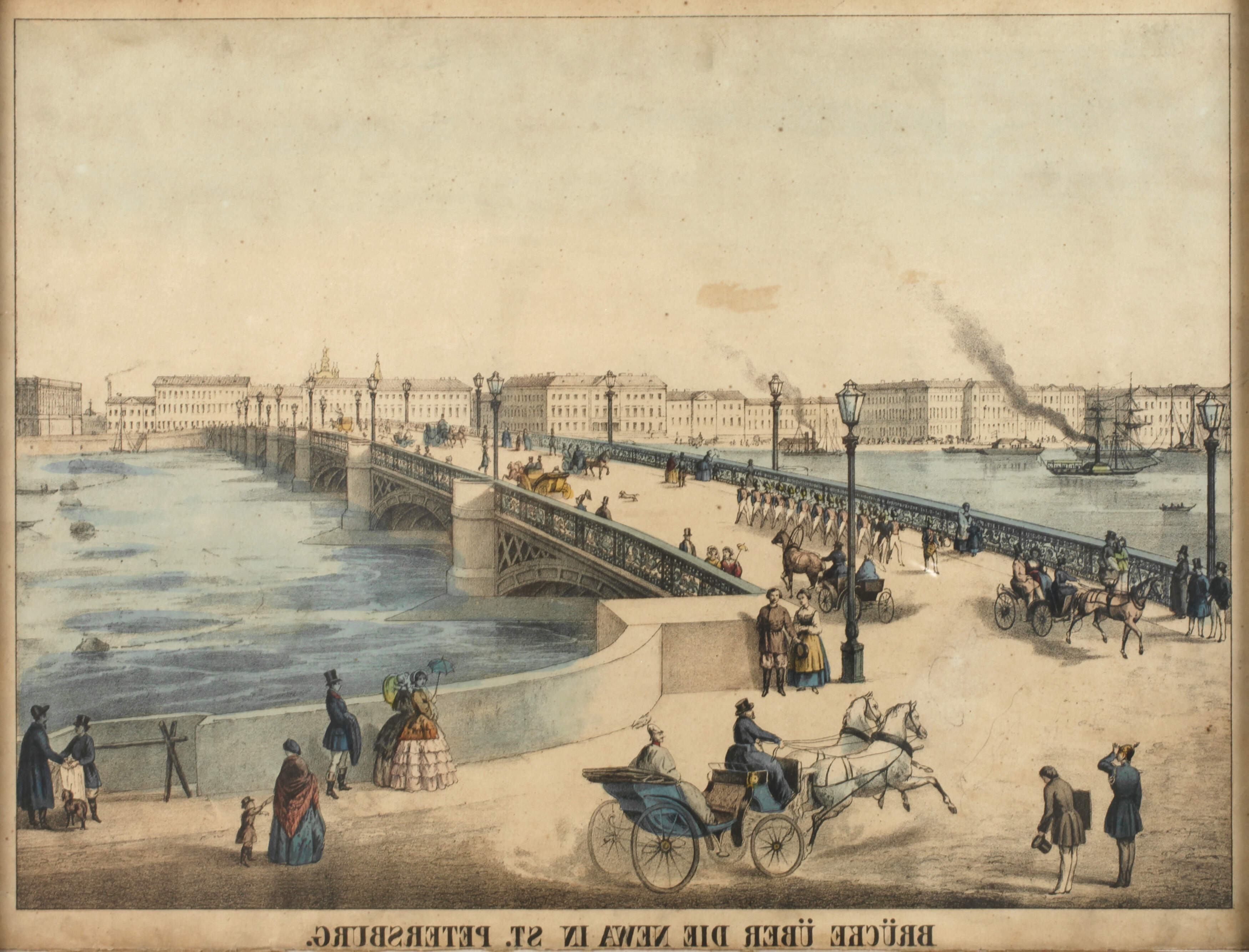 Guckkastenblatt Sankt Petersburg