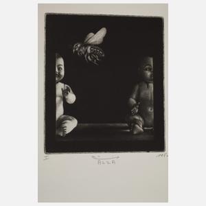 Hachmi Azza, Mappe mit sechs Mezzotinten