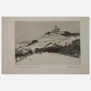 Ferdinand Dörr, Konvolut Ansichten Burg Hornberg