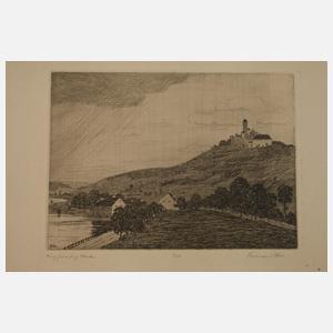 Ferdinand Dörr, Konvolut Ansichten Burg Hornberg